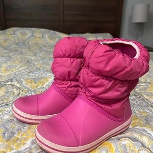 Kids winter crocs shoes size c12